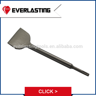 SDS plus shank angled chisel for removing tiles